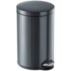 CESTINO GETTACARTE DURABLE CON PEDALE ACCIAIO INOX 12 LITRI CARBONE - 341158
