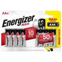 Batterie Energizer max aa conf. da 8