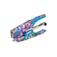CUCITRICE MANUALE A PINZA POP OFFICE COLLECTION ACCIAIO CROMATO FANTASIA AMERICAN DREAM PASSO 6 - 0084