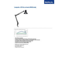 LAMPADA A LED DA SCRIVANIA STUDY MAUL NERO 800113