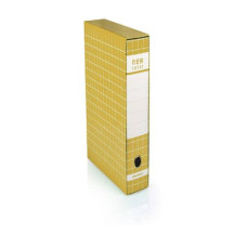 REGISTRATORE PROTOCOLLO BREFIOCART NEW COLOR MIGNON 35X28,5 CM DORSO 5 CM CON CUSTODIA GIALLO - 0201183.GI