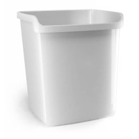 Cestino impilabile Arda mydesk 15 litri in polipropilene bianco rettangolare 8116b