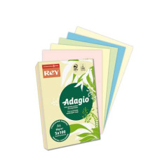 CARTA COLORATA A4 SYLVAMO REY ADAGIO 80 G/M² COLORI PASTELLO - RISMA DA 500 FOGLI - ADAGI080X908