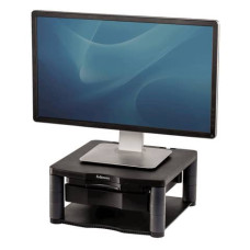 SUPPORTO FELLOWES PREMIUM PLUS PER MONITOR IN PLASTICA RICICLATA COLORE GRAFITE 34,3X33,3X6,4-16,5 CM - 9169501 SUPPORTO FELLOWES PREMIUM PLUS PER MONITOR IN PLASTICA RICICLATA COLORE GRAFITE 34,3X33,3X6,4-16,5 CM - 9169501