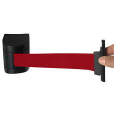 BLOCCHETTO A MURO CON NASTRO RETRATTILE PRINTEX 5X110 CM - ACCIAIO - BP/250-ANR