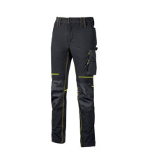 PANTALONE DA LAVORO U-POWER ATOM BLACK CARBON TAGLIA M PE145BC-M