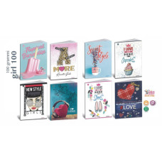 MAXI QUADERNO BLASETTI GIRL A4 100 G - CONF. 10 PZ - 10 MM 7462