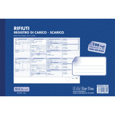 REGISTRO CARICO-SCARICO RIFIUTI O.C.L. - CONF. 10 BLOCCHI - CARTA USO MANO 1-100 FOGLI 31X21 CM - 0437 REGISTRO CARICO-SCARICO RIFIUTI O.C.L. - CONF. 10 BLOCCHI - CARTA USO MANO 1-100 FOGLI 31X21 CM - 0437