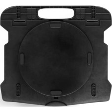 SUPPORTO LAPTOP CON BASE ROTANTE NERO 25,5X1,8X28 CM KF14470