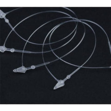 FILI APPENDI CARTELLINI A CHIUSURA MANUALE PRINTEX - 130 MM - COLORE NATURALE CONFEZIONE DA 5000 PEZZI FSC130