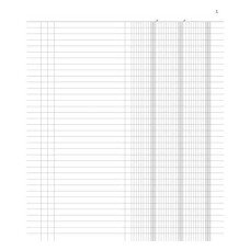 REGISTRO INVENTARIO A 3 COLONNE DATA UFFICIO - 96 PAG 31X24,5 CM DU135100000