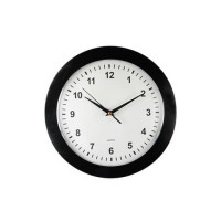 Orologio da parete Methodo slim - diametro ø 31,5 cm - nero v150103