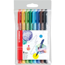 FINELINER STABILO POINTMAX 0.8 MM CONF. 8 COLORI ASSORTITI - 488/8-01