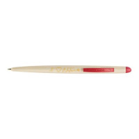 Penna a sfera a scatto tratto matic nature in conf. da 12 rosso f824412