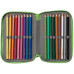 PELIKAN ASTUCCIO PORTAPENNE 3 ZIP COMPLETO MONSTERS FANTASIE ASSORTITE