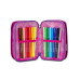 SEVEN ASTUCCIO PORTAPENNE 3 ZIP COMPLETO LAVABILE BUBBLE STREET