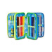 SEVEN ASTUCCIO PORTAPENNE 3 ZIP COMPLETO LAVABILE SPRINT PAINT BOY