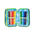 SEVEN ASTUCCIO PORTAPENNE 3 ZIP COMPLETO LAVABILE SPRINT PAINT BOY