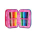 SEVEN ASTUCCIO PORTAPENNE 3 ZIP COMPLETO LAVABILE SPRINT PAINT GIRL
