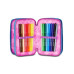SEVEN ASTUCCIO PORTAPENNE 3 ZIP COMPLETO LAVABILE QUICK GRAFFITI GIRL