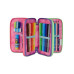 SEVEN ASTUCCIO PORTAPENNE 3 ZIP COMPLETO LAVABILE OPTICAL SHADE GIRL