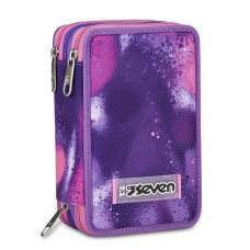 SEVEN ASTUCCIO PORTAPENNE 3 ZIP COMPLETO LAVABILE BUBBLE STREET