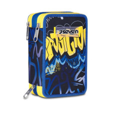 SEVEN ASTUCCIO PORTAPENNE 3 ZIP COMPLETO LAVABILE HIDDEN SPOT BOY
