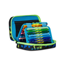SEVEN SPEED PAD ASTUCCIO PORTAPENNE COMPLETO LAVABILE SCRIBBLED FLAME
