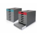 CASSETTIERA DURABLE IDEALBOX PRO 7 CASSETTI MM ROSSO
