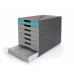CASSETTIERA DURABLE IDEALBOX PRO 7 BLU