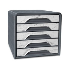 CASSETTIERA A 5 CASSETTI CEP MM MARMO GRIGIO