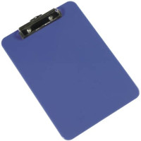 Cartella portablocco con molla blu