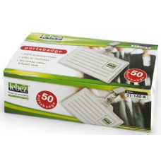 LEBEZ-PORTABADGE CON CLIP CONF.50 PEZZI