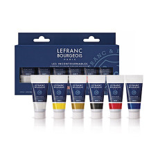 LEFRANC BOURGEOIS ACRILICO FINE ASSORTIMENTO 6 COLORI DA 20ML.