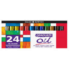 DALER-ROWNEY SET ASSORTITO 24 COLORI A OLIO TUBO 22ML. COLORI ASSORTITI