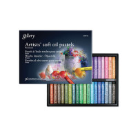 Pastelli a olio tondi per artisti set 36 pezzi colori assortiti