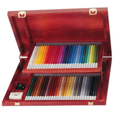 STABILO CARBOTHELLO CASSETTA IN LEGNO 60 COLORI ACCESSORI