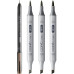 COPIC CIAO PANTONE DARK WARM GRAY SET 3 COLORI CON FINELINER