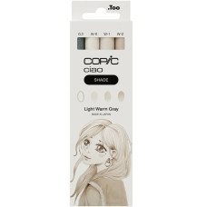 COPIC CIAO PANTONE LIGHT WARM GRAY SET 3 COLORI CON FINELINER