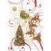 BIGLIETTI NATALIZI CON TESTO IN RILIEVO 12X18 CM CONF. 8 PEZZI ASSORTITI
