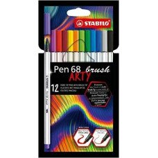 STABILO BRUSH PEN 68 ARTY LINE 12 COLORI