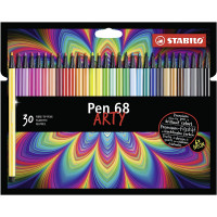 Stabilo brush pen 68 arty line 30 colori