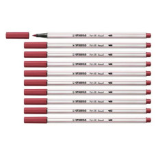STABILO BRUSH PEN 68 ROSSO SCURO  568/50