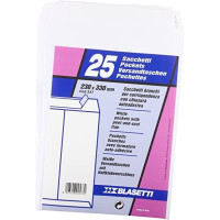 Buste da lettera a4 a sacco con strip 23x33