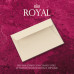 BIGLIETTI IN CARTA PREGIATA ROYAL 10,3X21 CM COLORE CANDIDO