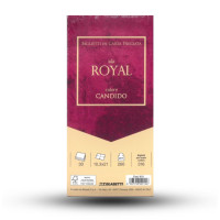Biglietti in carta pregiata royal 10,3x21 cm colore candido