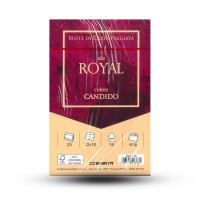 Buste in carta pregaita royal 12x18 cm colore candido