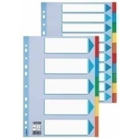 Esselte 6 divisori in cartoncino colorati a4