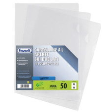FAVORIT BUSTE A ELLE SUPERIOR 22X30 LUCIDA CF.50 PZ