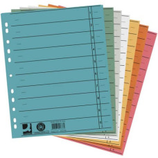 SEPARATORE PER ARCHIVIO CON PERFORAZIONE UNIVERSALE  24X30 CM 230 G/M² VERDE  CONF. DA 100 - KF02788